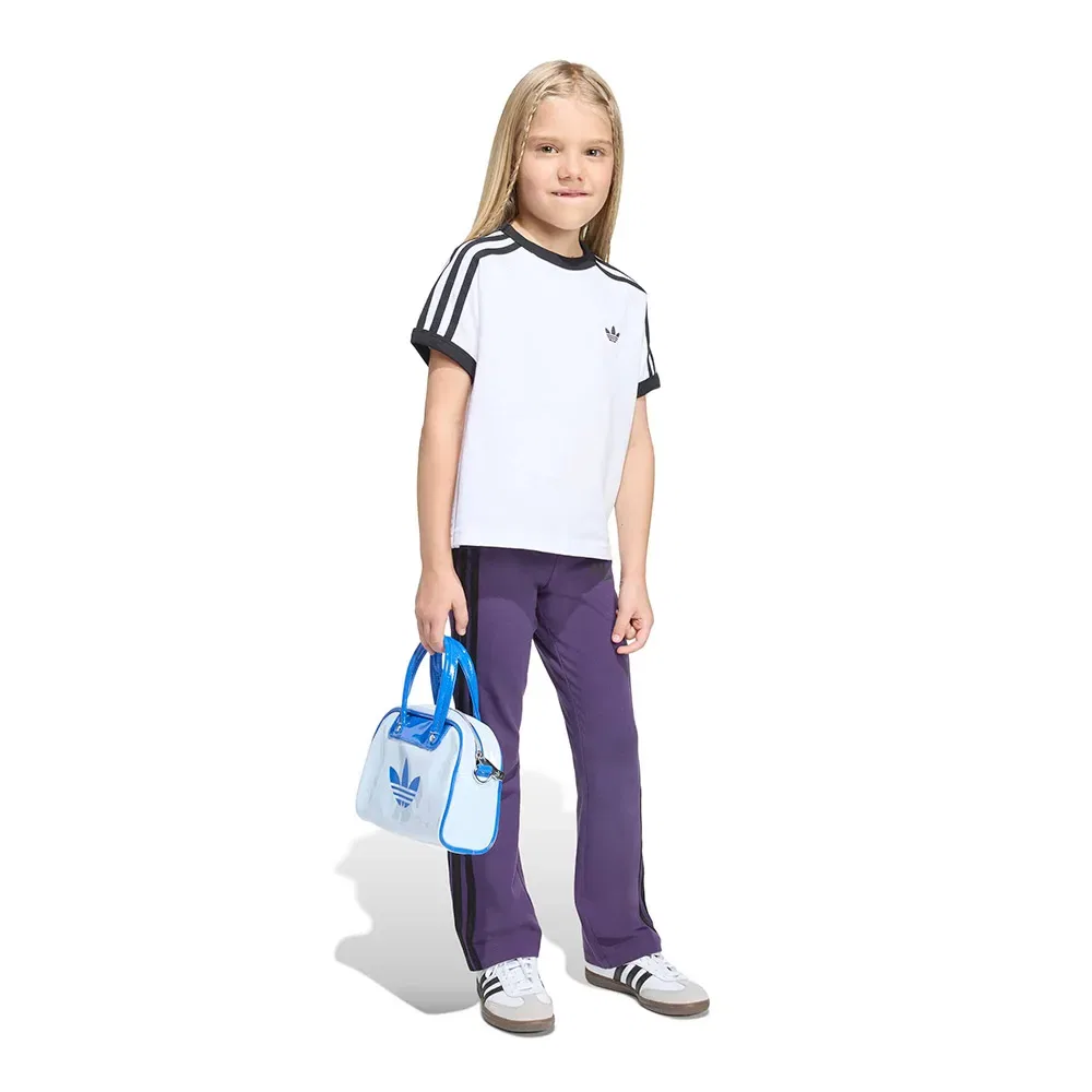 Детская футболка для девочек с длинным рукавом 3-Stripes Adidas Originals, White — фото 4