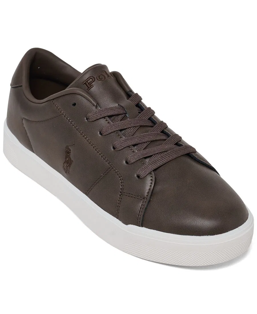 Кроссовки Sutton Lifestyle с принтом Polo Pony Polo Ralph Lauren, Chocolate Brown