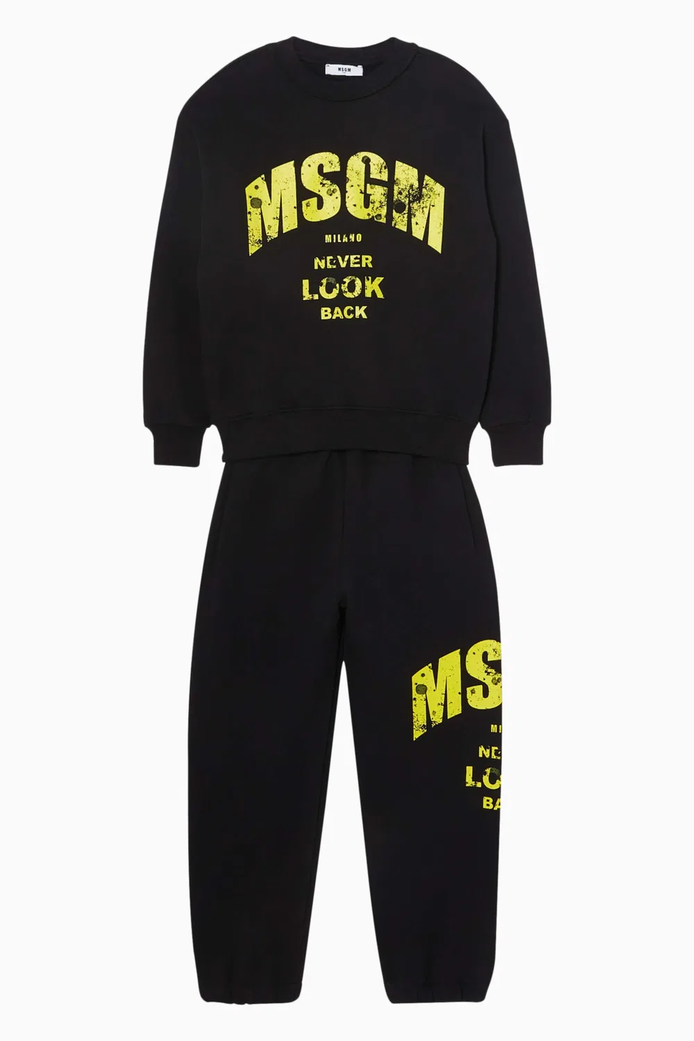 Штаны спортивные хлопковые Logo Sweatpants MSGM — фото 2