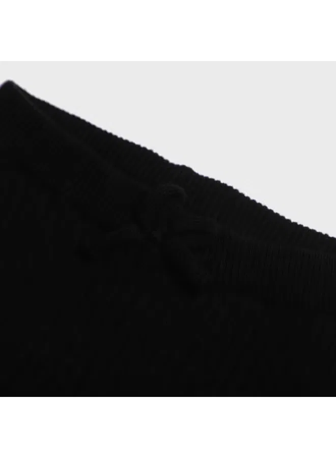 Брюки прямые с вертикальными полосками Zara, черный — фото 4