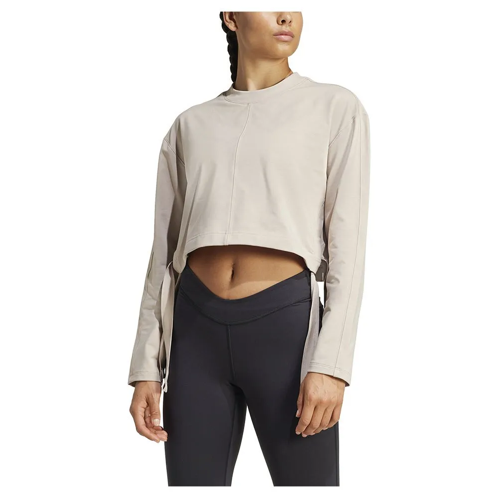

Толстовка adidas Yoga Cover Up, бежевый
