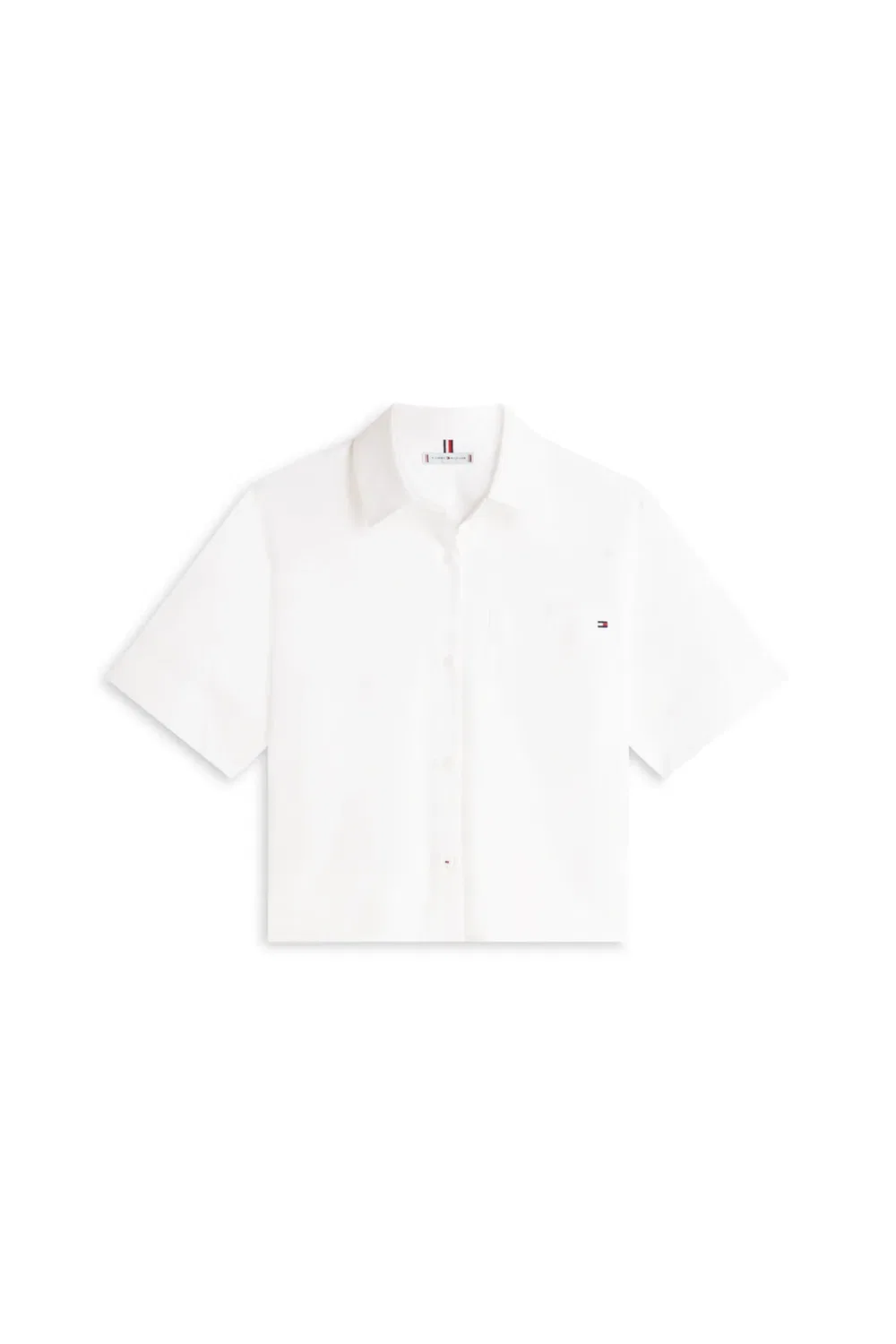 Женская рубашка из поплина с полосами Ess Poplin Stripe Tommy Hilfiger, White