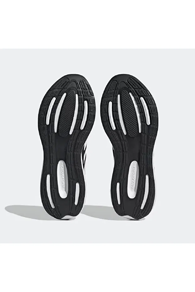 Детские беговые кроссовки для девочек с шнуровкой Runfalcon 3.0 Adidas, Core Black / Cloud White / Core Black — фото 3