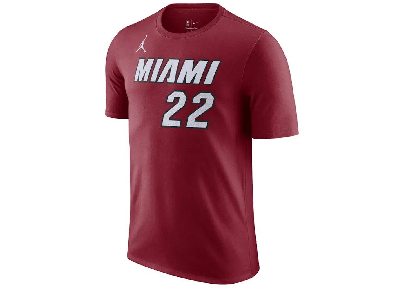 Мужская футболка с принтом Jimmy Butler Statement Edition Jordan, Dark Red/White