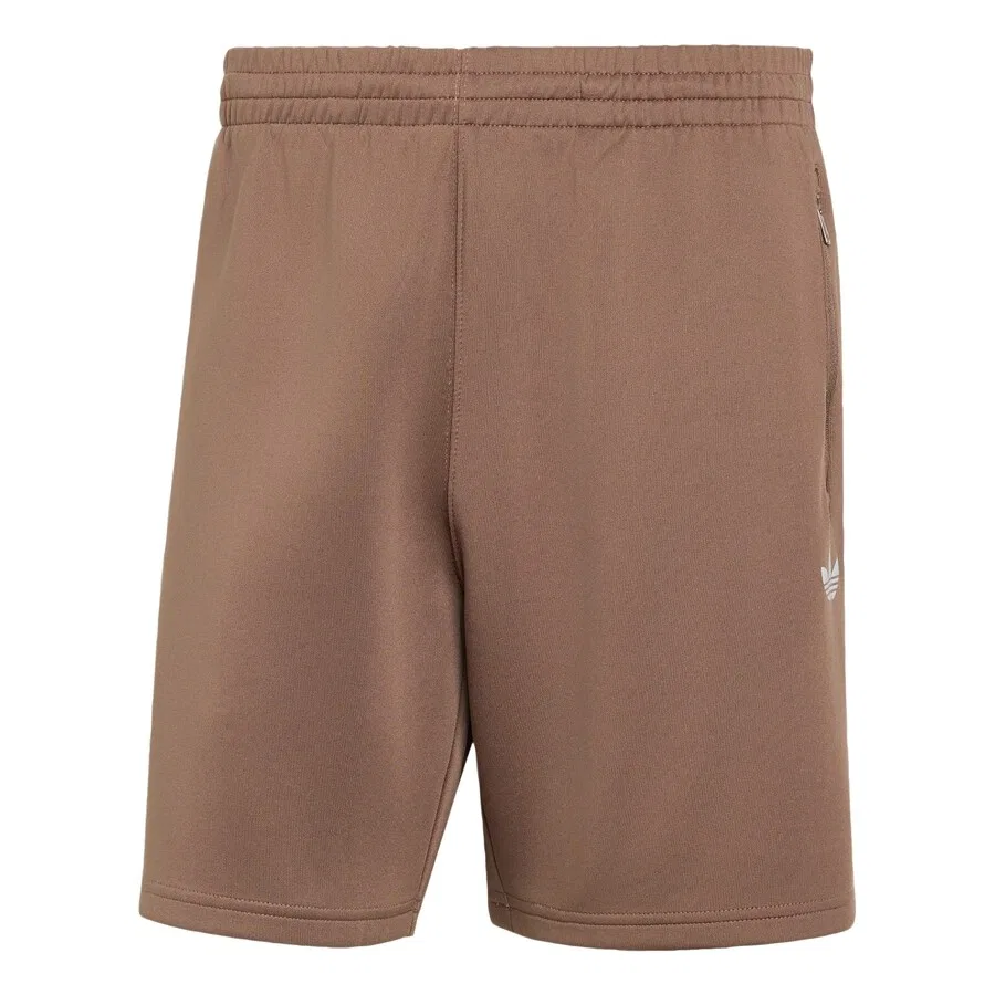 Шорты ADIDAS ORIGINALS Regular Pants 'Trefoil Essentials' коричневого цвета