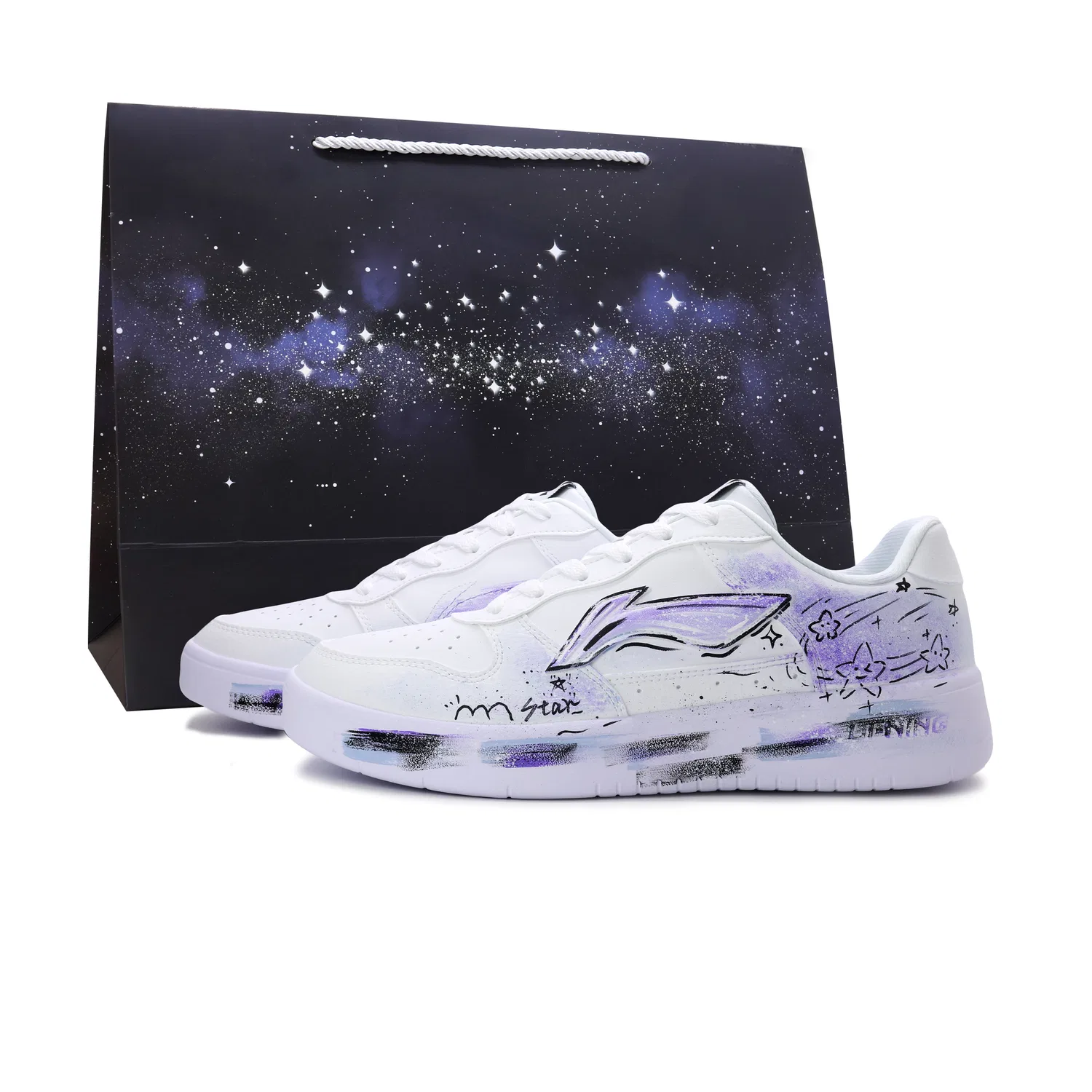 Детские кроссовки-скейтборды низкие Li-Ning, Purple