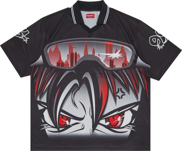 

Футболка Supreme Character Soccer Jersey 'Black', черный