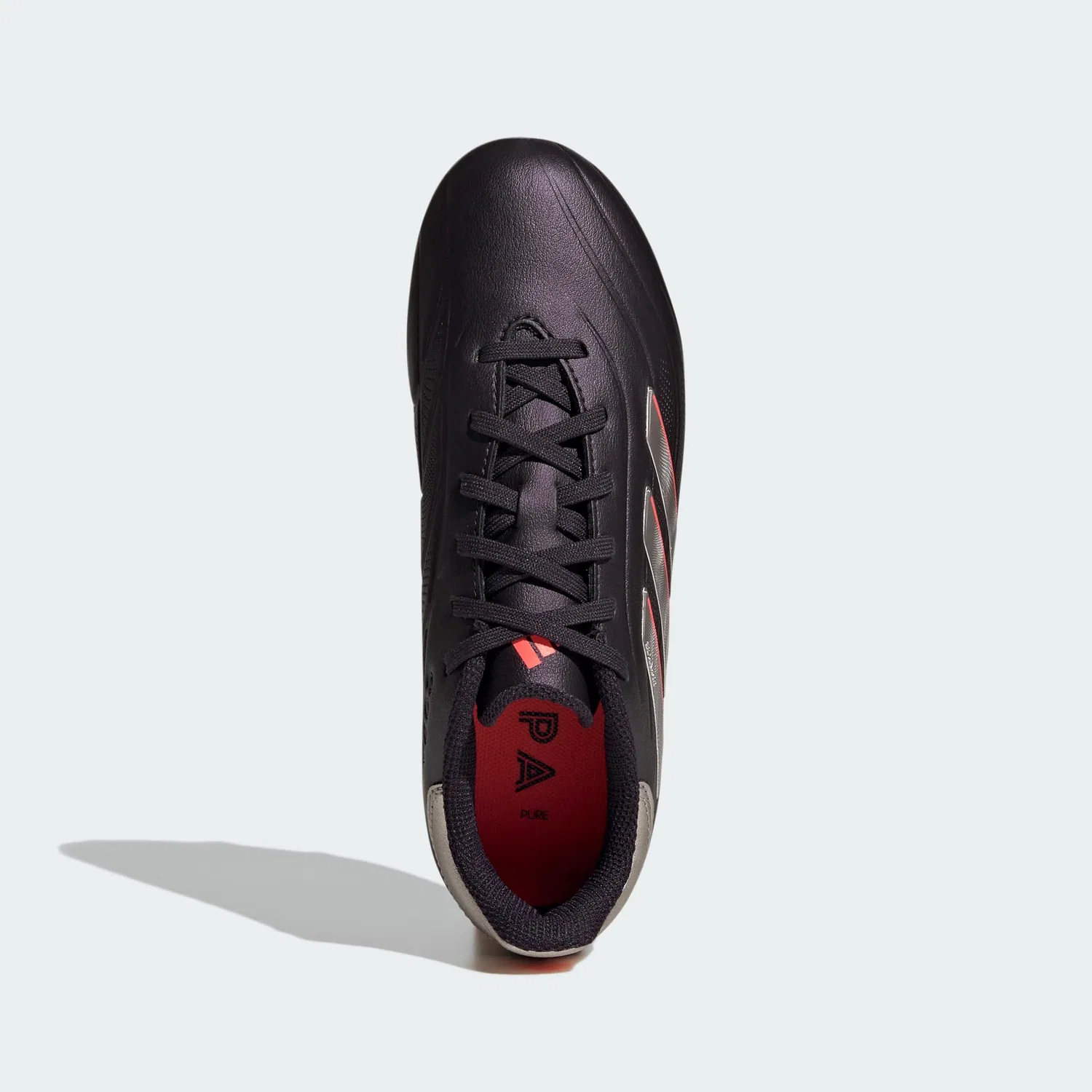Детские футбольные бутсы с синтетической кожи Adidas Copa Pure 2, Aurbla Platinmet Turbo — фото 3