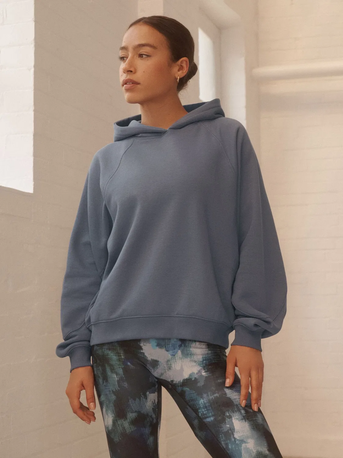 Худи свободного кроя, Heavyweight, Pale Blue Next