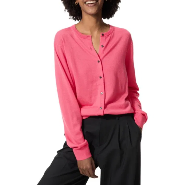 Женский свитер с круглым вырезом Pink UNIQLO, Pink