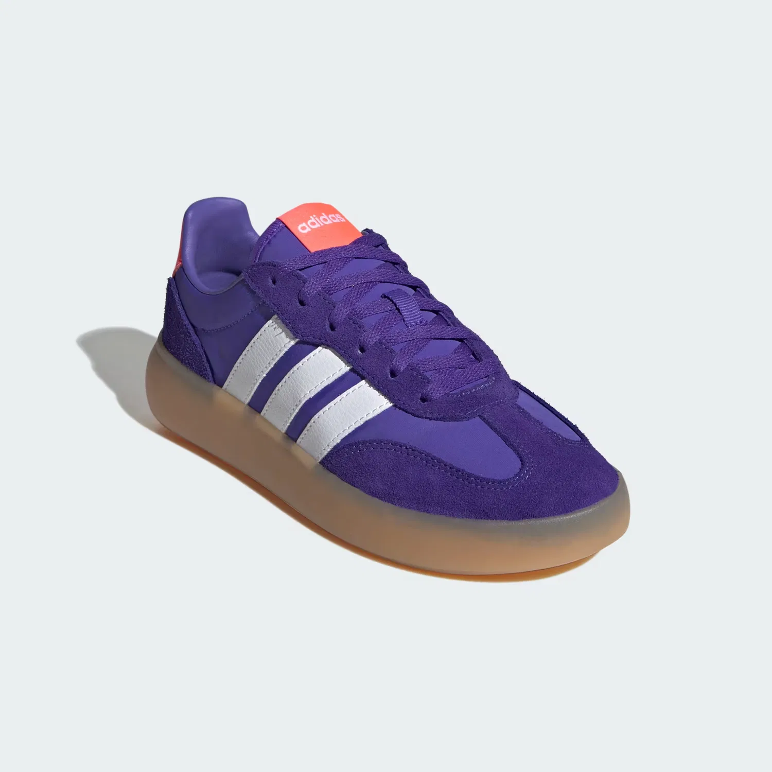 Детские кроссовки на шнуровке Barreda Decode Adidas Sportswear, Solar Purple/Cloud White/Solar Turbo — фото 4