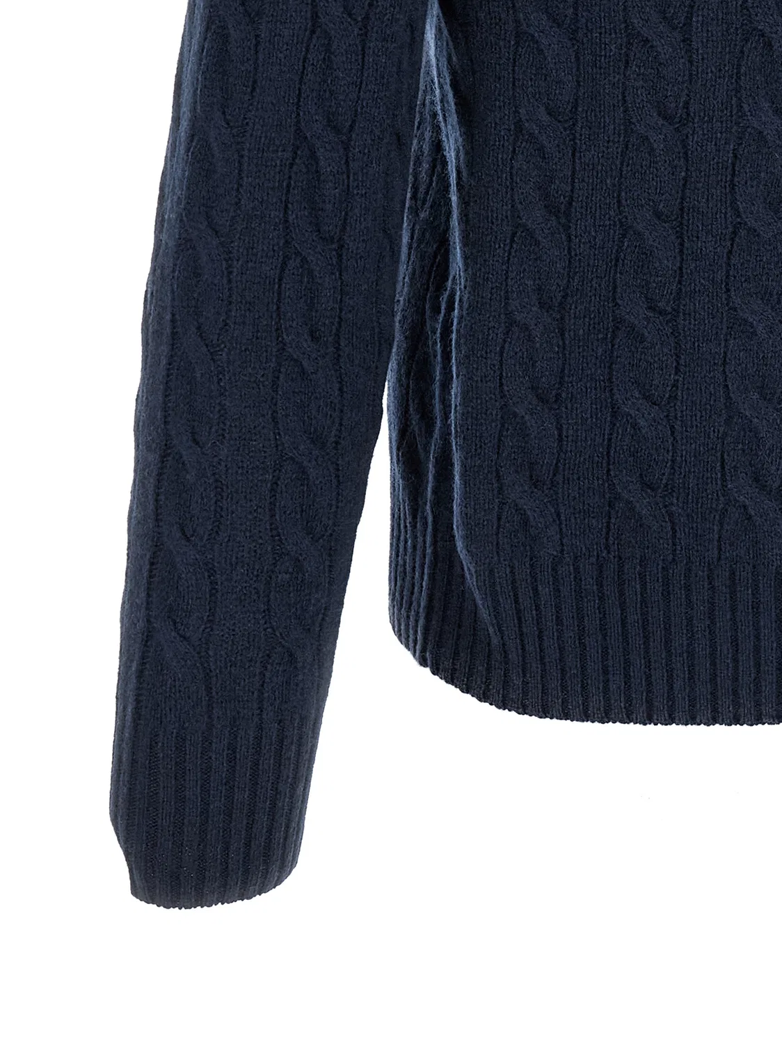 Мужской свитер с длинным рукавом Blue Wool Cardigan Polo Ralph Lauren, Blue — фото 4