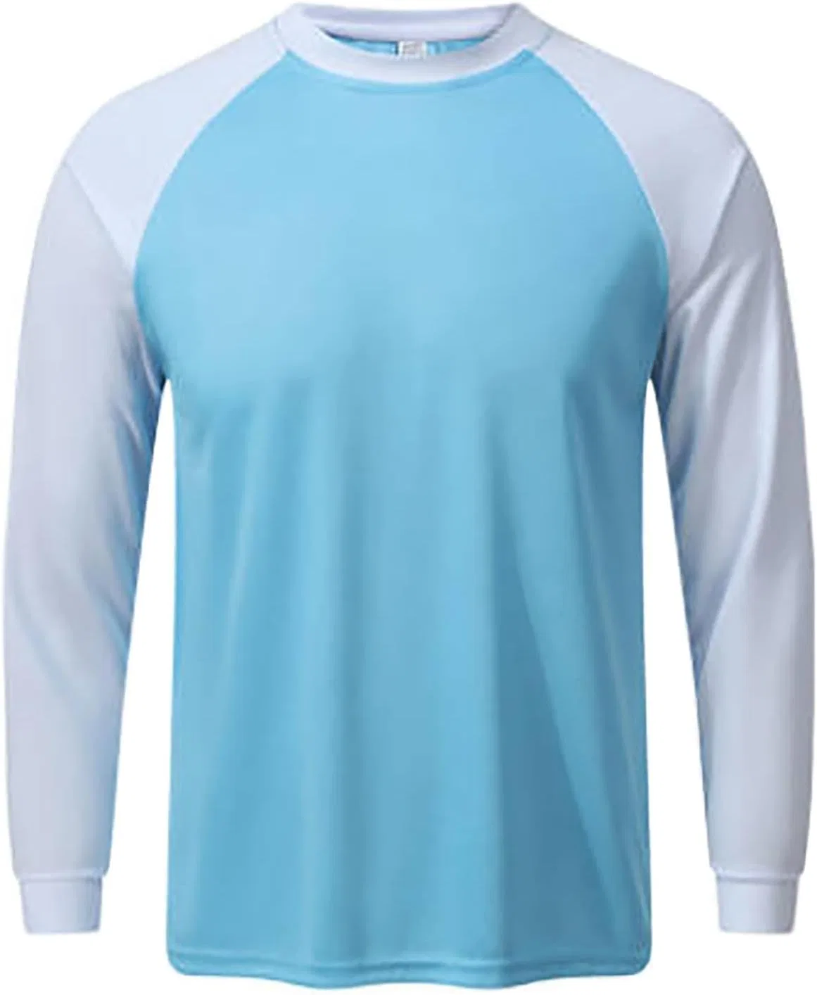Мужская спортивная футболка с цветными блоками Regular Fit, Light Blue
