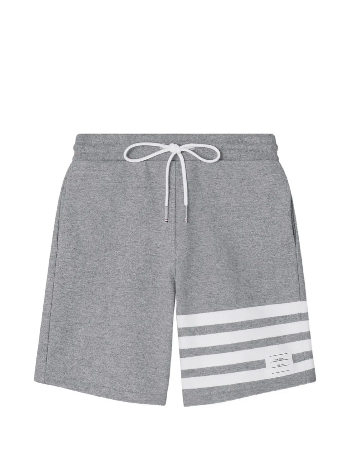 Шорты с полосками 4-Bar Thom Browne Kids, серый