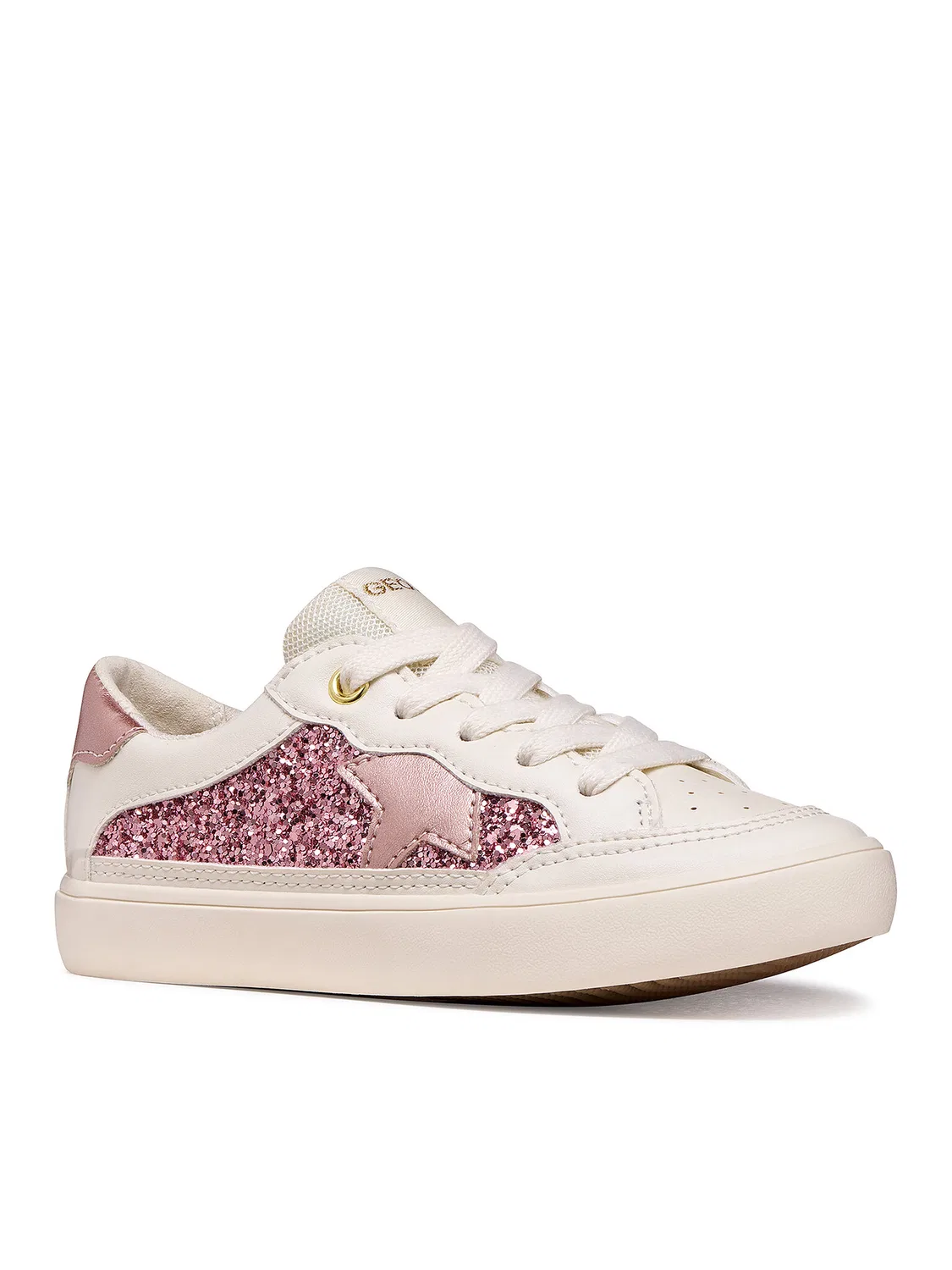 Сандалии цвета экрю для девочки Gisli Girl Geox, кремовый — фото 2