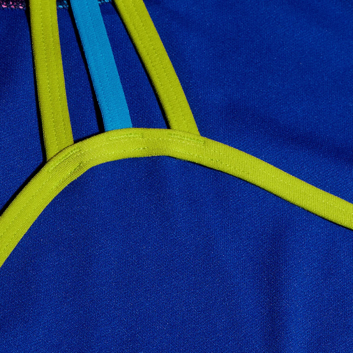 Детский цельный купальник для девочек Placement Lane Line Speedo, Blau — фото 4