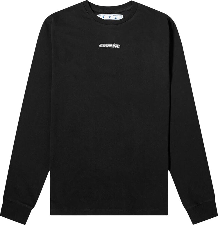 

Лонгслив Off-White Marker Long-Sleeve Tee 'Black/Red', черный