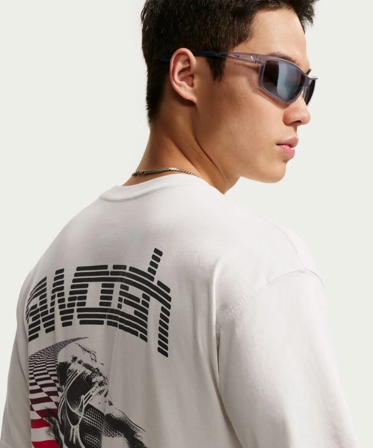 Мужская футболка с принтом NIKE Sportswear, Navy — фото 3