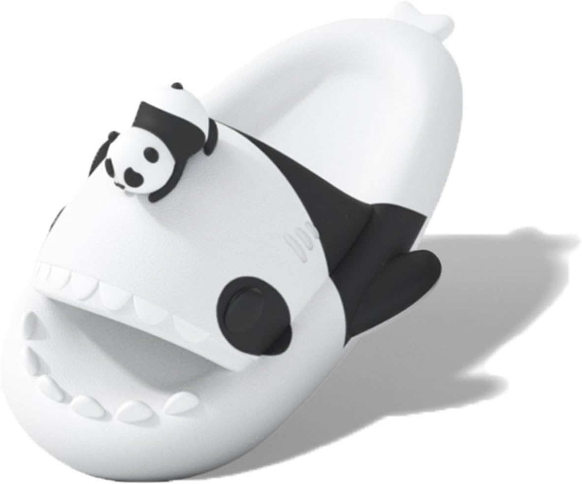 

Оригинальные сланцы Zureto Shark, унисекс с изображением акулы, новые домашние тапочки Cloud Shark для спа, сандалии, Panda Shark - a