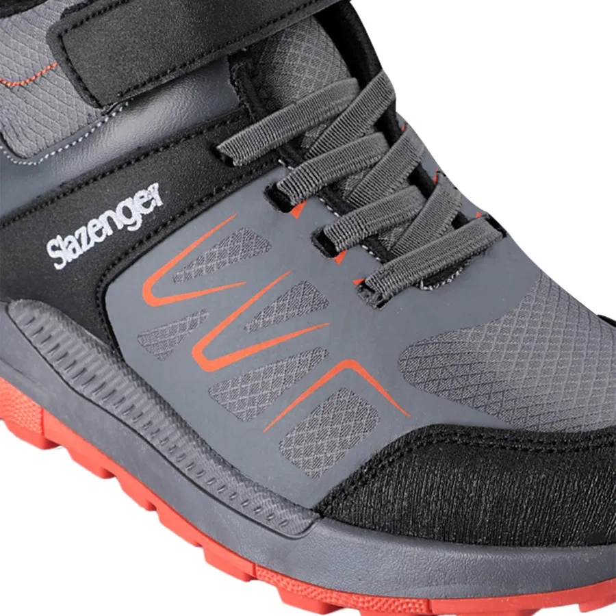 Детские ботинки на липучках Kenton I Slazenger, Темно-серый — фото 4