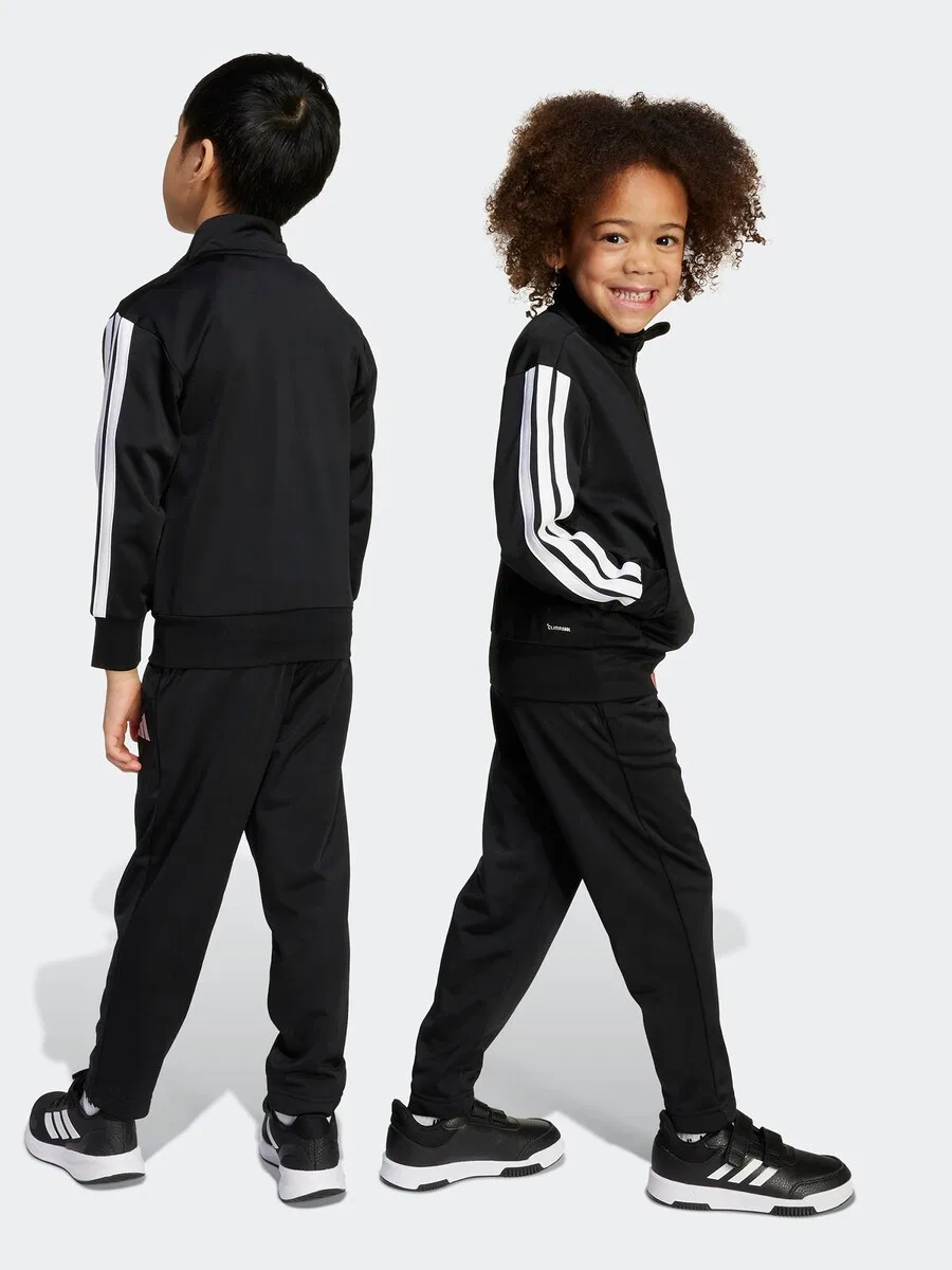 Спортивный костюм ADIDAS SPORTSWEAR 'Essentials Climacool Track Suit' черного цвета — фото 4