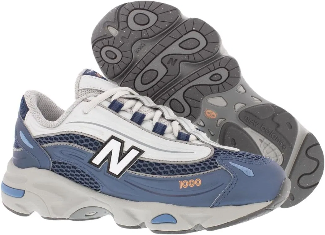 Детские кроссовки для девочек New Balance 1000 GS, Dusty Blue/Grey-Blue — фото 4