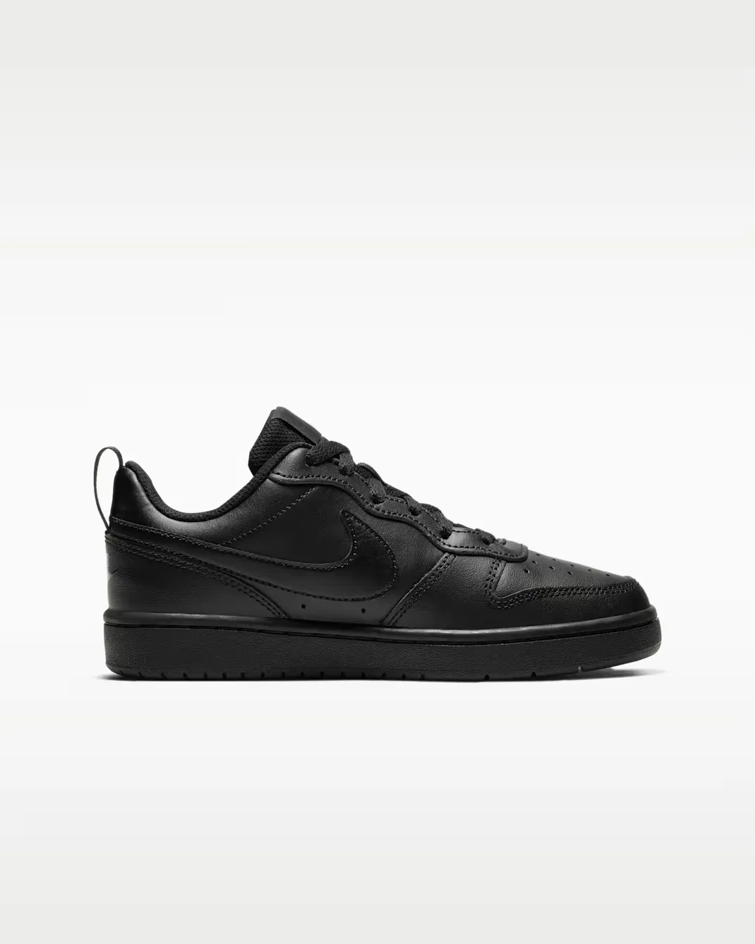 Кроссовки для детей постарше Nike Court Borough Low 2, Black/Black/Black — фото 3