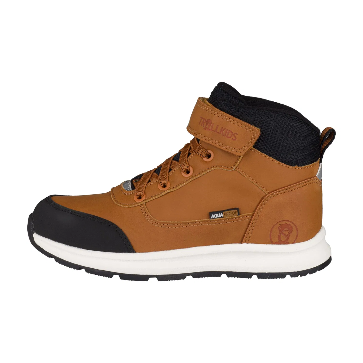 Детские зимние ботинки водонепроницаемые KIDS STAVANGER MID CUT XT TROLLKIDS, Caramel