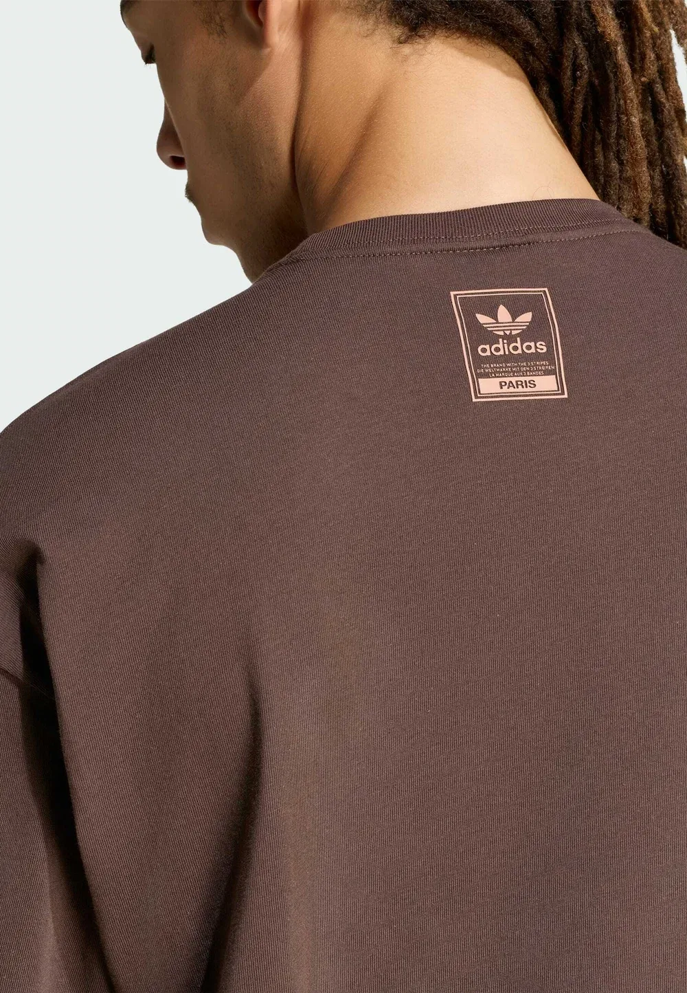 Футболка с принтом Paris gfx - футболка с принтом Adidas Originals, Brown — фото 4