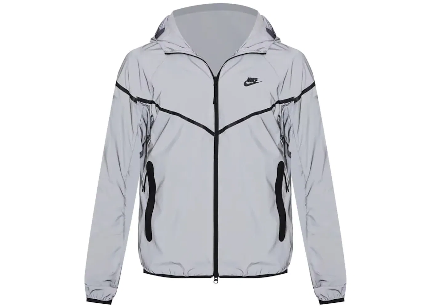 Мужская куртка ветрозащитная Tech Woven Flash Nike, Reflect Silver/Black