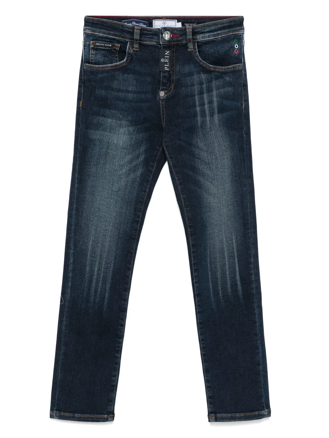 Джинсы Super Straight Cut Philipp Plein, синий