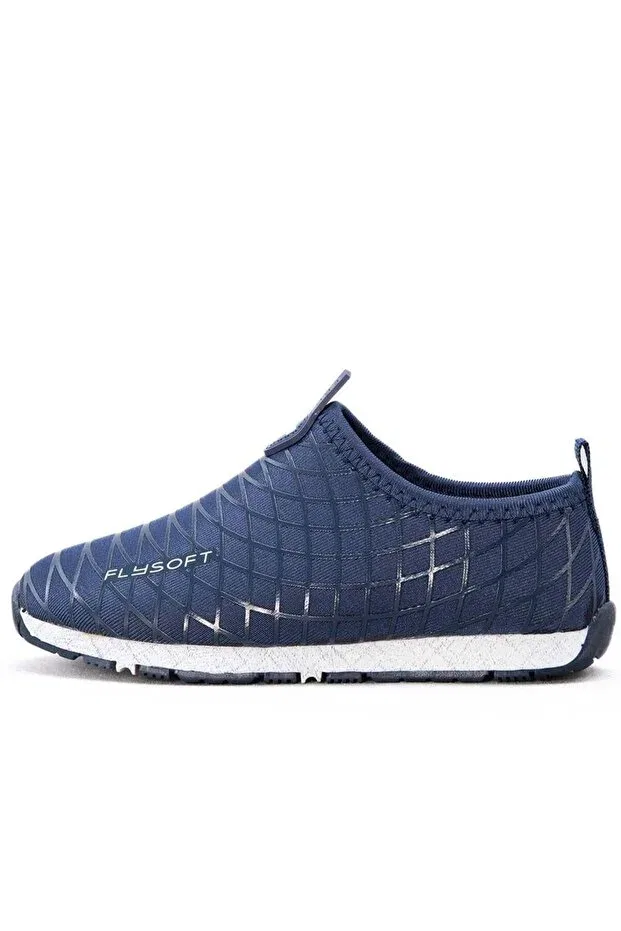 Детские спортивные кроссовки для девочек без шнурков Fly Soft, Navy Blue
