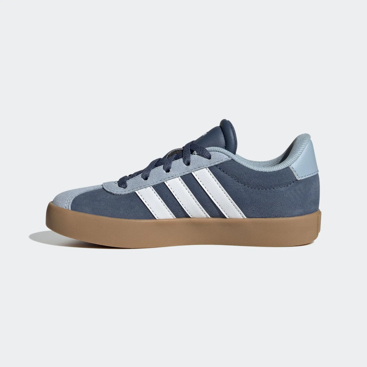 Детские кожаные кроссовки с амортизацией Adidas Sportswear, Preloved Ink/Ftwr White/Wonder Blue — фото 3