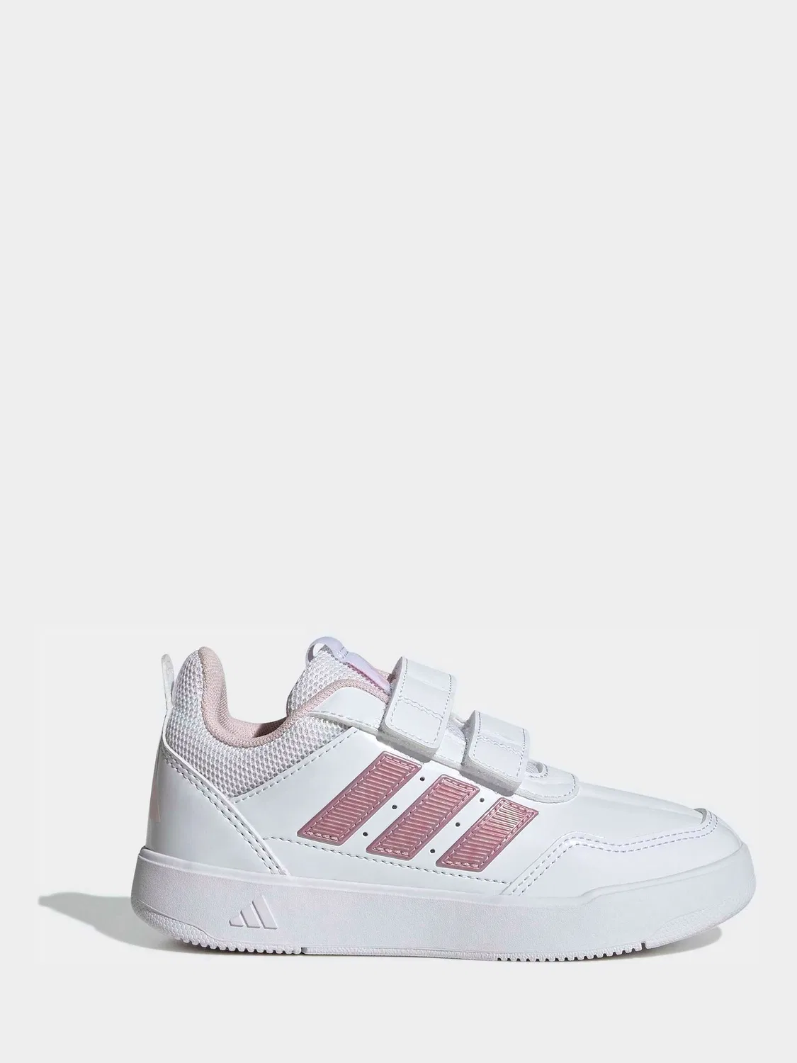 Кроссовки на липучке Tensaur Sport 3.0 adidas, бело-розовый