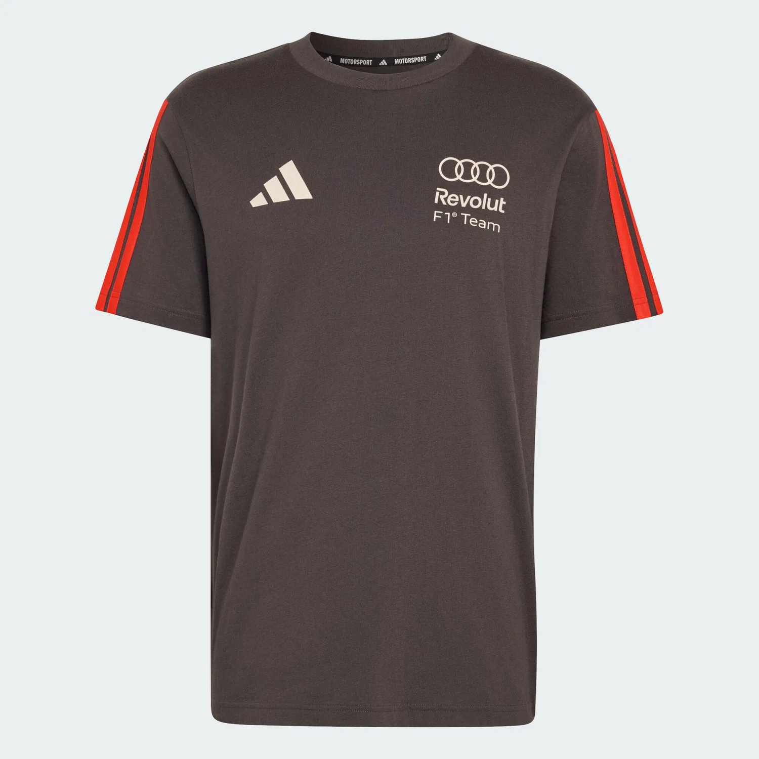 Мужская футболка с коротким рукавом Audi Revolut F1 Team DNA Adidas, Schwarz — фото 2
