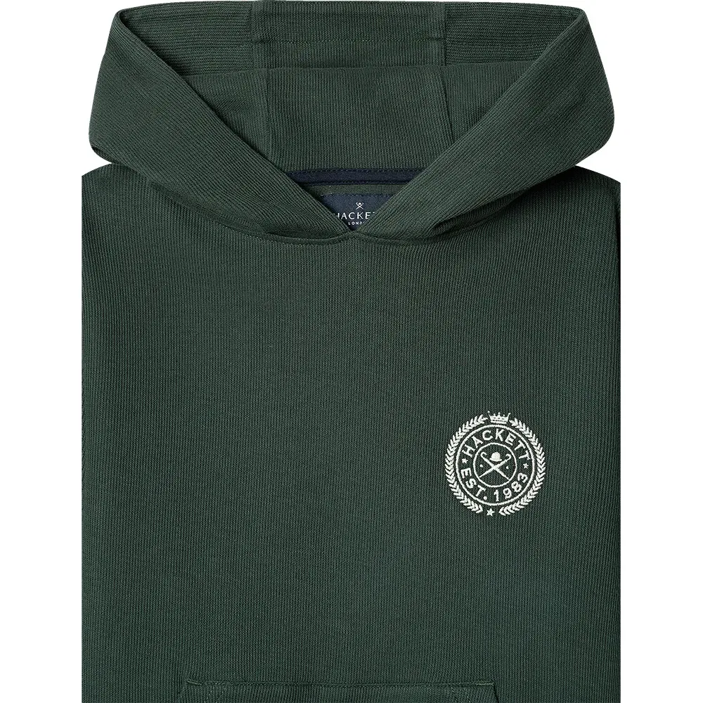 Детский свитшот для мальчиков с контрастной вышивкой Hackett, Green — фото 3