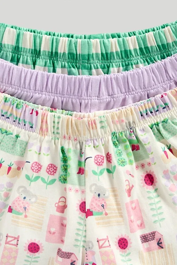 Детские шорты для девочек хлопковые Mothercare, Lilac — фото 3