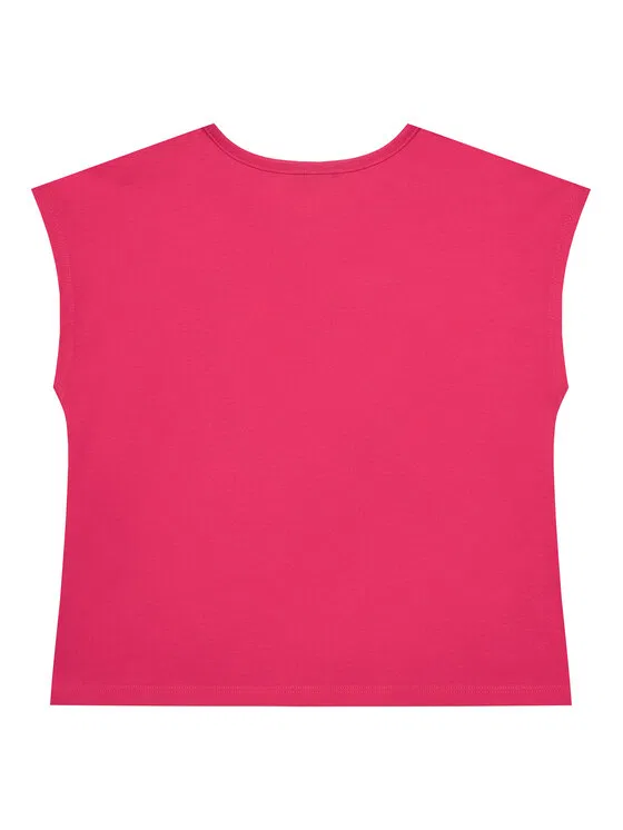 Футболка regular fit United Colors Of Benetton, розовый — фото 2