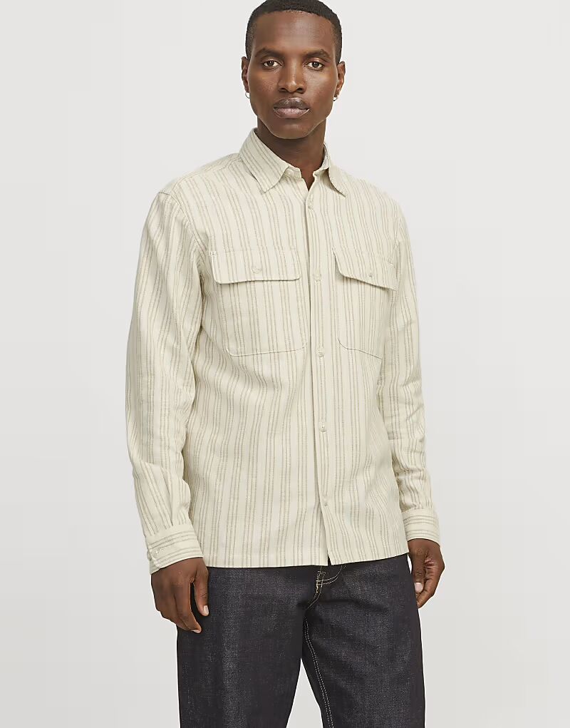 

Jack & Jones Overshirt в цвете Cloud Dancer