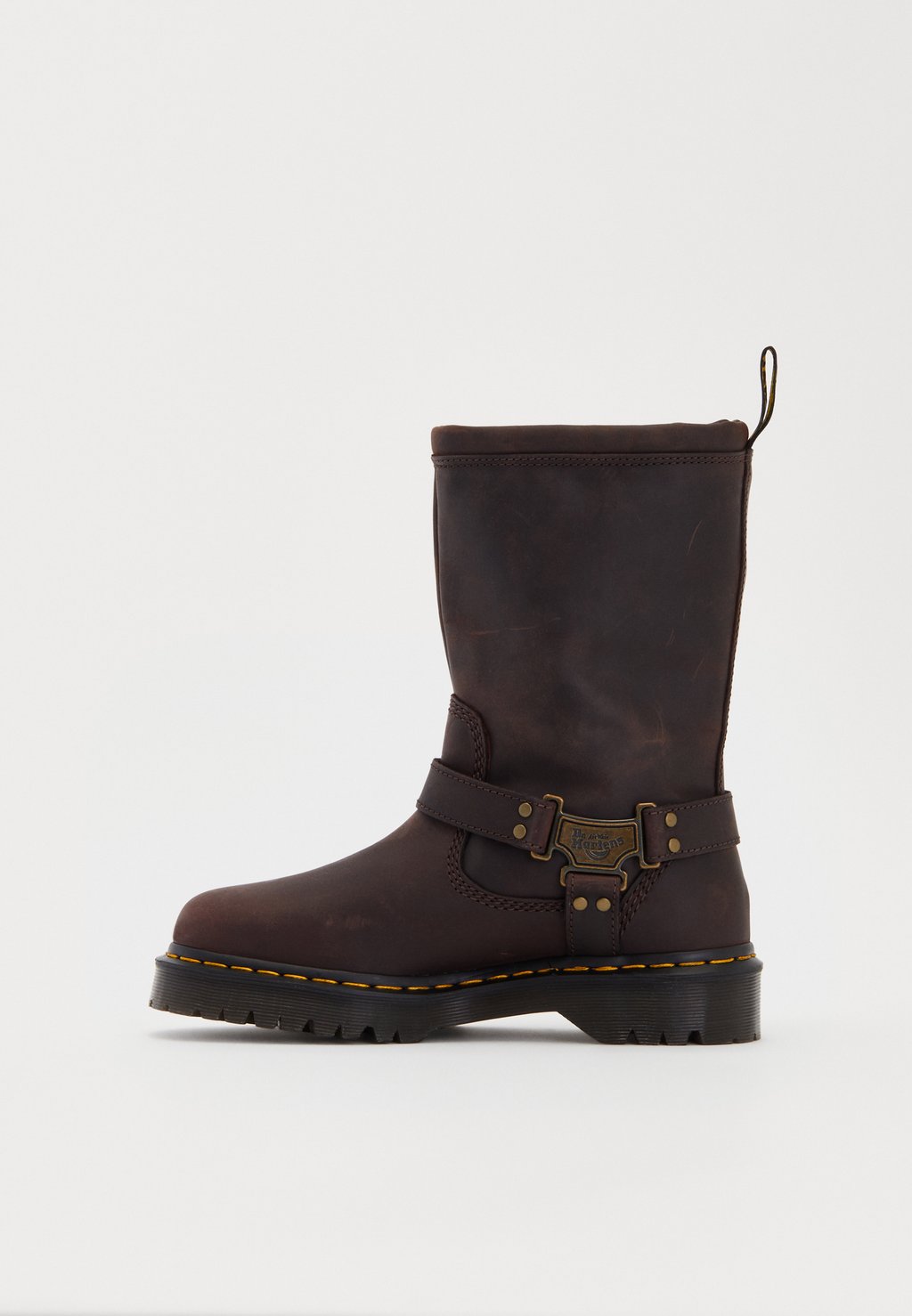

Ковбойские/байкерские сапоги ANISTONE HI UNISEX Dr. Martens, темно-коричневый