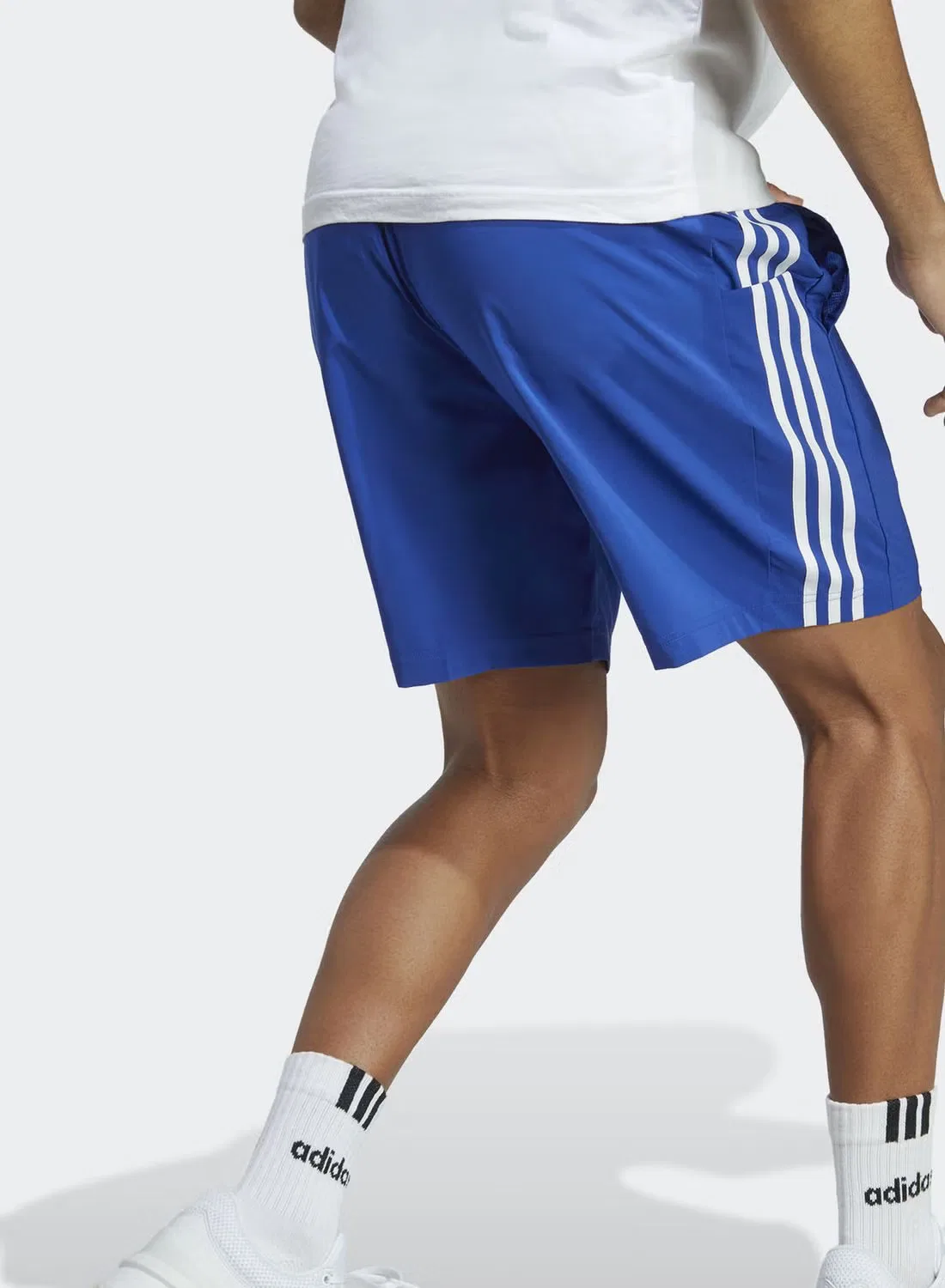 Шорты спортивные с технологией AEROREADY Chelsea 3-Stripes Adidas, синий — фото 2