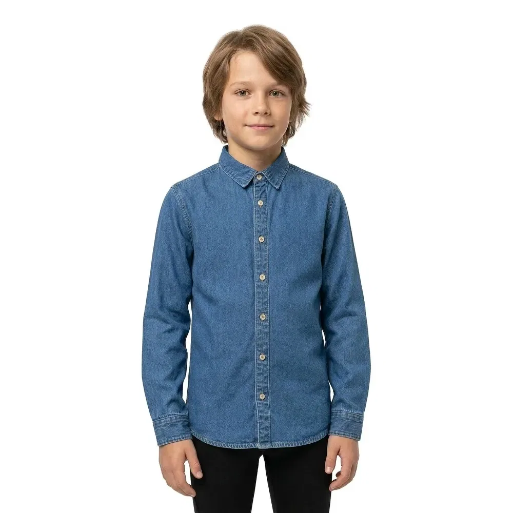 Рубашка с длинным рукавом Stanley At 021 Jack & Jones, синий — фото 3