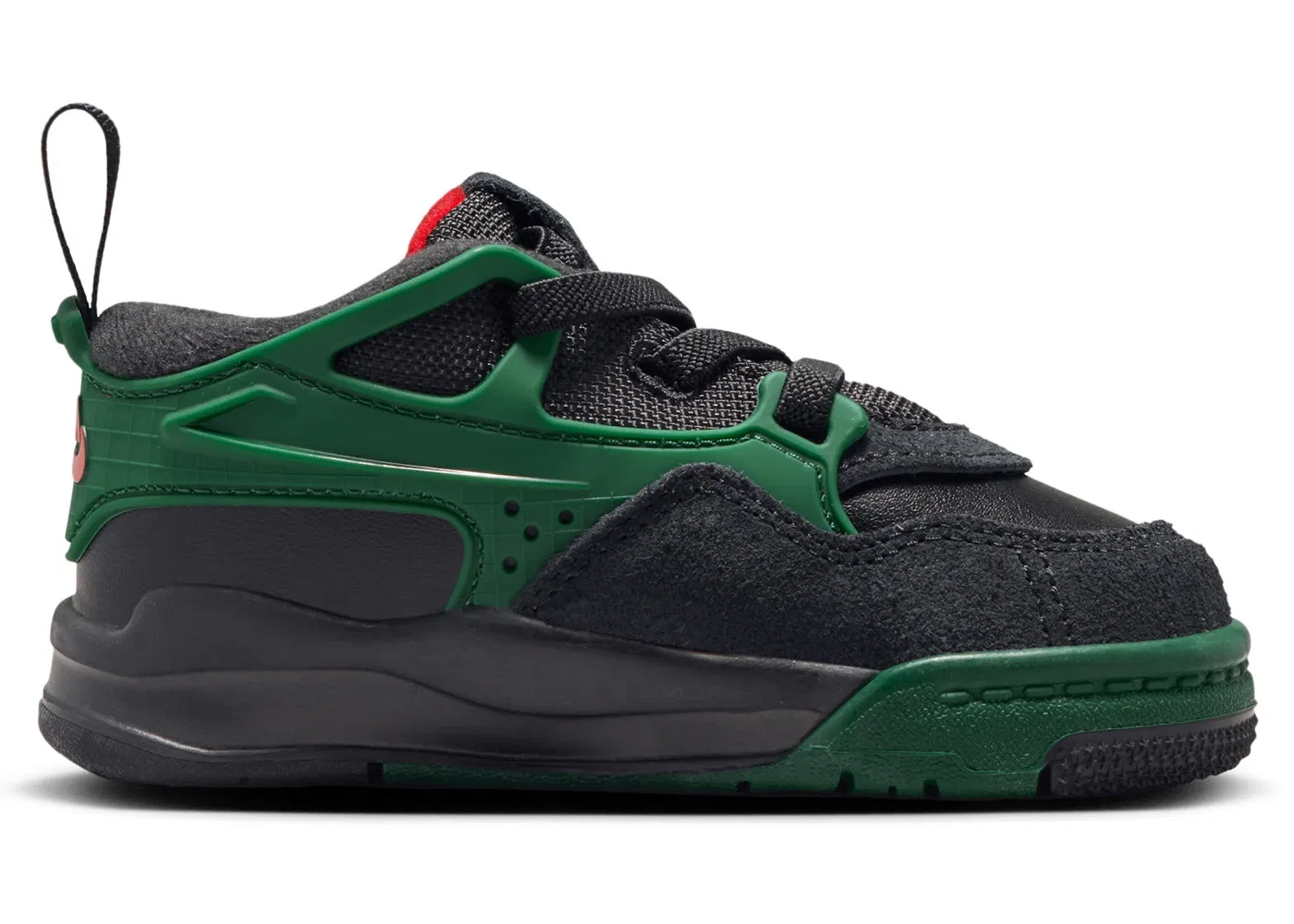 Детские кроссовки Lifestyle Jordan 4 RM Jordan, Black Gorge Green Varsity Red
