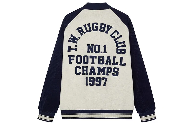 Детский бомбер с принтом Baseball Jacket Teenie Weenie Men, Blue — фото 4