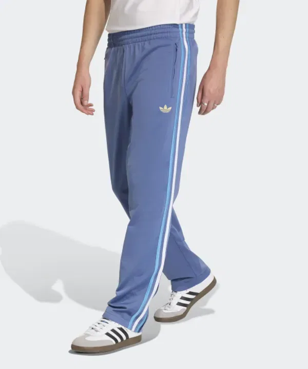 Тренировочные штаны Firebird, мужские, Adidas, светло-голубой, белый