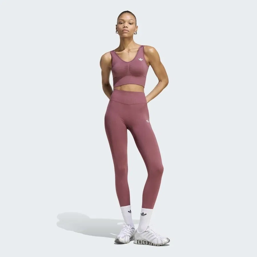 Спортивные леггинсы с принтом IA4409 adidas, Розовый — фото 4