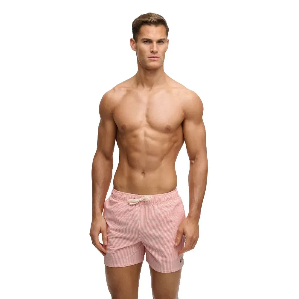 Плавки Superdry Seer Sucker 15 Superdry, розовый — фото 4