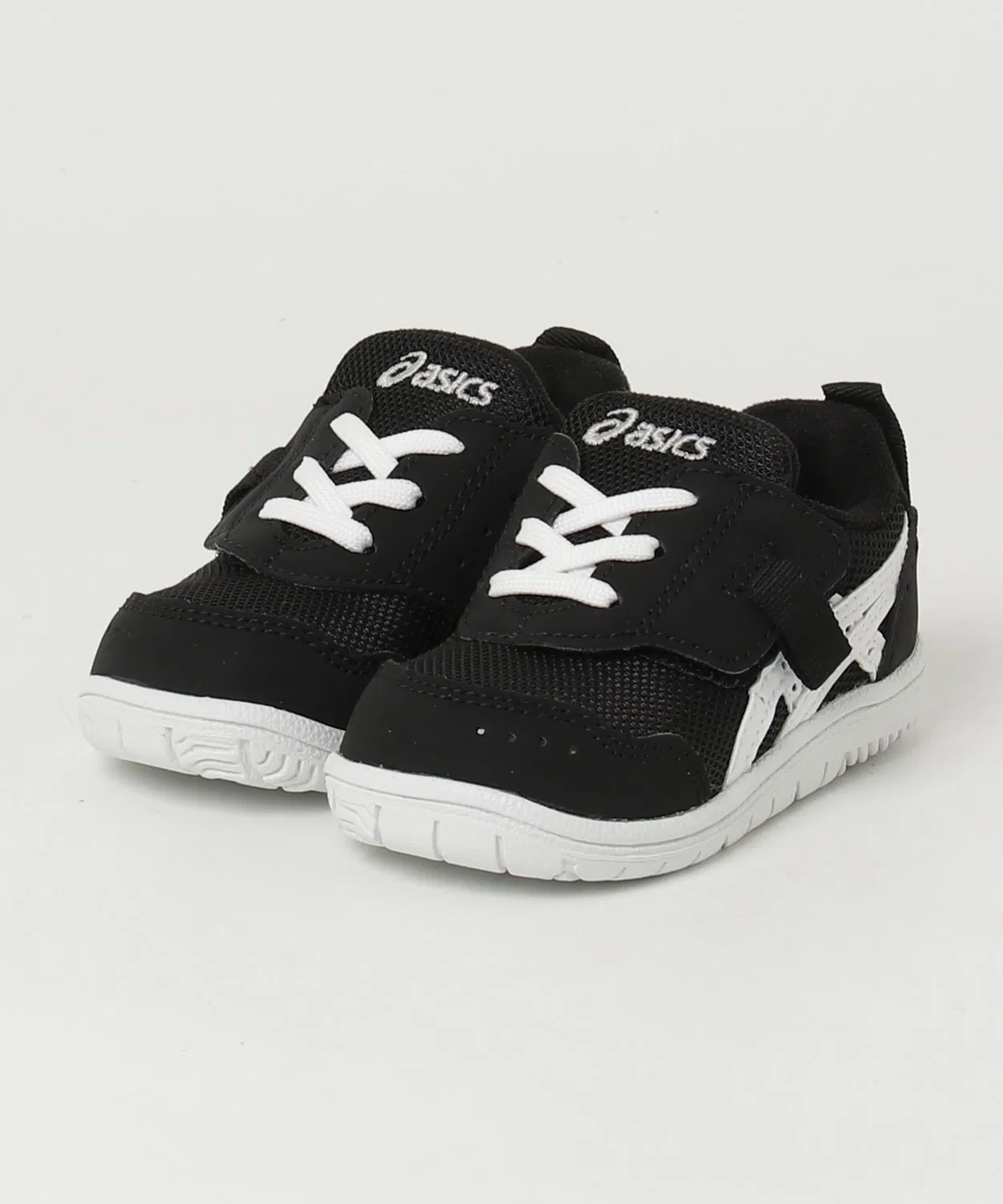 Детские кроссовки с липучкой ASICS MYSEL BABY, Black/White