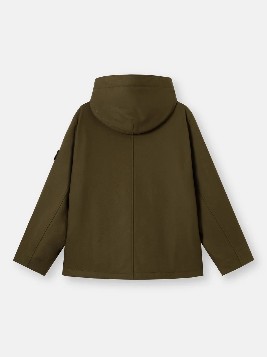 Мужская парка Stone Island Padded Short With Anti-drop, военный зеленый — фото 4