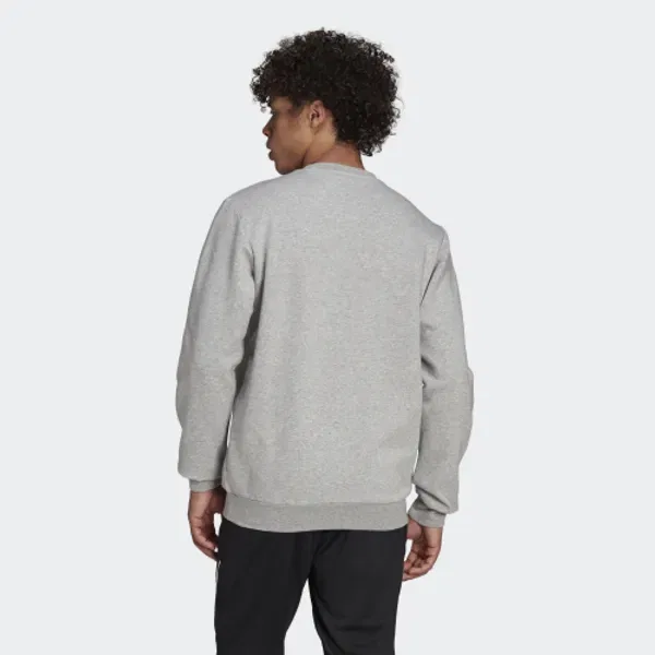 Флисовая свитшот мужская, классический крой, Adidas, черный — фото 4